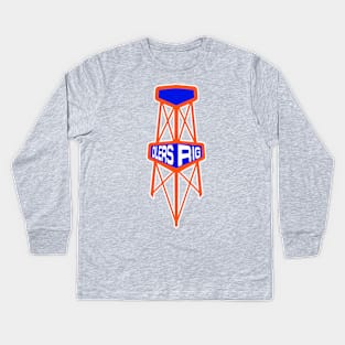 Oilers Rig Logo Tee Kids Long Sleeve T-Shirt